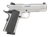 Tisas 1911 Carry SS45, 1911, Commander, 45ACP, 4.25" Barrel, Stainless Steel Finish, Silver, Rubber Overmolded Grips, Novak White Dot Sights, 9rd, 2 mags