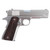 Tisas 1911A1 Tank Commander, 1911, Commander, 9mm, 4.25" Barrel, Nickel Finish, Silver, Walnut Grips, Iron Sights, 9rd, 2 mags