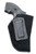 Uncle Mike's Inside the Pants Holster 10-1 .22-.25 Autos, RH, Black Soft Suede/Laminated