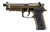 Beretta M9A4 Overlanding Full Size Frame 9mm 15rd,5.10" Black Threaded Barrel, Nomad Bronze Cerakote Steel Optic Ready/Serrated Slide, Nomad Bronze Cerakote Aluminum Frame B