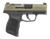 Sig Sauer P365 Micro-Compact 9mm 10rd,3.10" Barrel, Moss Green Optic Ready/Serrated Slide, Black Alloy Frame Accessory Rail, Textured Grip, RMSc Footprint