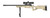 Crickett My First  CPR 22 LR 1rd 16.13" Carbon Fiber Threaded Barrel, Picatinny Rail Receiver, Adj Bipod Forend, Tan Black Webbing Thumbhole