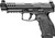 HK VP9L 9mm,5" Black Polygonal d Barrel, Long/Lightening Cuts/Optic Cut Steel Slide, Picatinny Rail, Black Interchangeable Backstrap Grip, 15rd