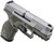 Taurus GX2 9mm, 3.37" Matte Stainless Steel, Serrated, Olive Drab Green Polymer Frame Picatinny Rail, 10rd