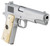 Iver Johnson 1911 38 Super 8rd,5" Stainless Steel Barrel, Bright Polish Chrome Stainless Steel Serrated Slide, Pearl Grip