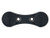 Lockdown  Gun Concealment Magnet, For Full Size  or Revolver, Black
