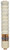 Q Erector 9 9mm, 8.7" Overall Length, 1.375" Diameter, Stainless Steel and Aluminum Construction, Clear Anodized Flat Dark Earth