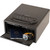 Bulldog Cases Single  Vault, 11"x8"x5", Trio Lock-Key, LED Code and Biometric Fingerprint Reader, Standard Front Style Safe, Black
