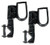 Rugged Gear ATV Gun Rack Black Glass-Filled Nylon Universal Single Hook