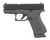 GLOCK 43X, Sub-Compact, 9mm, 3.41" Barrel, nDLC Finish, Black, Front Rail, No Finger Grooves, Fixed Sights, 15rd, 2 mags