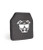 Guard DOG Body Armor Level III 10X12 Uhmwpe Ceramic Plate 3.9Lbs                                     