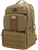 G*Outdoors GPS-T1913BPT Tactical Range Backpack Tall Tan 1000D Polyester with Removable Pistol Storage, MOLLE Webbing & Lockable Zippers Holds 4 Handguns, Ammo & Accessories