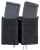High Speed TACO Duty Double  Mag, Black Nylon MOLLE Mount