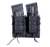 High Speed TACO Double Decker Black Nylon MOLLE Mount 11DD02BK