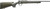 CVA Cascade Rimfire XT 22 LR, 18" Threaded Barrel, 1/2x28, Omni Muzzle Brake, Cerakote Finish, Tungsten, Synthetic Olive Drab Green Stock with Black Web, 10rd