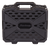 Flambeau Double Deep Tactical Pistol Case made of Polymer with Black, Foam Padding, Integrated Handle & Airline Approved 15.25" L x 11.50" W x 4.80" D Interior Dimensions