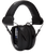 Pyramex Venture Gear Clandestine Electronic Muff 24 dB Over the Head Slim Profile Black Ear Cups with Black Headband for Adults 1 Pair Includes 2 AAA Batteries
