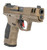 SAR USA SAR9 Gen3 9mm 10rd,4.10" Black Barrel, Bronze Steel Optic Cut/Serrated Slide, Bronze Polymer Frame Picatinny Rail, Textured Grip, RMSc Footprint