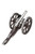 Traditions Mini Napoleon Cannon Nickel 50 Cal 7.25" Desktop Cannon, Ships To Your Door!