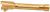 True Precision Barrel, 9mm, Fits P365 Fuse, TiN Finish, Gold, Threaded Barrel, 1/2x28 Thread Pitch