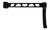 SDS Imports 80002007 Skeletonized Aluminum Ambidextrous Brace Picatinny