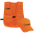 HME HME-SF-VH-OR Vest/Cap Combo One Size Fits Most Orange Polyester