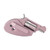North American Arms Rose 22 LR, 1.125" Barrel, Cerakote Pink Champagne/Silver, Folding Holster Grip, Half-Moon Sight, Safety Notch, 5rd