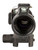 Trijicon Compact ACOG 2X20, 2x Magnification, 20mm Objective, Dual Illuminated, Green 55gr .223 RTR Reticle, Black, Includes Q-LOC Mount