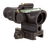 Trijicon Compact ACOG 1.5x16S, 1.5x Magnification, 16mm Objective, Dual Illuminated, Green 55gr .223 RTR Reticle, Black, Includes Q-LOC Mount