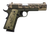 Tisas Arms 1911 A1 Stakeout Old School Camo Exclusive Full Size Frame 45 ACP 8+1 5" Stainless Steel Barrel, Carbon Steel Slide & Frame w/Beavertail