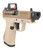 FMK G3 Strike, 9mm, 4.5" Threaded Barrel, Compensator, SI Seeker Red Dot, Desert Tan, 17rd