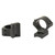Talley Light Weight Ring/Base Combo, 1" Low, Savage Round Receiver, Matte Black