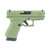 Glock 43X Rail, 9mm, 3.41" Barrel, Olive Drab Green Cerakote by Skydas, Fixed Sights, 2x15rd Mags