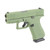 Glock 43X Rail, 9mm, 3.41" Barrel, Olive Drab Green Cerakote by Skydas, Fixed Sights, 2x15rd Mags