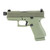 Glock 43X, 9mm, 3.92" Threaded Barrel, Two-Tone Green Cerakote by Shark Coast Tactical, Suppressor Height Sights, 2x15rd Mags