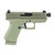 Glock 43X, 9mm, 3.92" Threaded Barrel, Two-Tone Green Cerakote by Shark Coast Tactical, Suppressor Height Sights, 2x15rd Mags