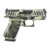 Glock 43X MOS, 9mm, 3.41" Ported Barrel, Olive Drab Green Anime Cerakote by Shark Coast Tactical, Fixed Sights, 2x10rd Mags