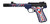 Browning Buck Mark Freedom 250 SR, 22 LR, 5.9" Threaded Barrel, Blue Frame, Red/White/Blue G10 Grip, 10rd