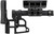MDT SCS Skeleton Carbine Stock, Adjustable Cheek Rest, Adjustable Butt Pad, Buffer Tube, Black