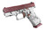 Glock 43X, 9mm, 3.41" Barrel, Optic Ready, Pixie Glitter Slide, Black/White Paisley Frame, 15rd