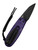 CIVIVI Knives Purr Slip Joint, 1.83" Black Stonewash Nitro-V Reverse Tanto Blade, Purple/Black G-10