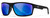 Wiley X Peak XL Captivate Polarized Safety Sunglasses, Blue Mirror Lens, Matte Black Frame