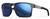 Wiley X Apex Captivate Polarized Safety Sunglasses, Blue Mirror Lens, Gloss Black Frame