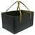 Muddy Collapsible Tote Bag, 50 Liter, Water Resistant, Black/Peat Moss