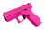 Glock 43X, 9mm, 3.41" Barrel, Optic Ready, Pink Glitter Slide, Matching Frame, 15rd