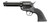 Pietta Alloy, 9mm, 3.5" Barrel, Matte Black, Black Checkered Grip, 6rd