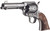 Pietta Cowpoke, 357 Mag, 4.75" Barrel, Nickel Engraved, Cowhide Walnut Engraved Grip, 6rd