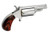 North American Arms Mini-Revolver 22 LR/22 WMR 5 Shot 1.63" Stainless Steel Ported Barrel & Frame, Stainless Cylinder, Rosewood Birdshead Grip, 2 Cylinders