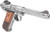 Ruger Mark IV Hunter Pistol, 22LR, 6.8" Barrel, Wood Grips, Stainless Steel, 10rd Mag
