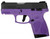 Taurus G2S Compact Frame 9mm 3.26" Barrel, Matte Black Serrated Slide, Dark Purple Polymer Frame w/Picatinny Rail & Polymer Grip, 7 Rd